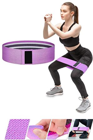 Hip Loop Squat Band Direnç Egzersiz Lastiği Kalça Fitness Pilates Dokuma Jimnastik Bandı