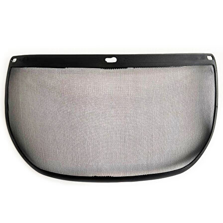 Motorlu Tırpan Yüz Koruma Maskesi Teli Tel Örgü Elekli