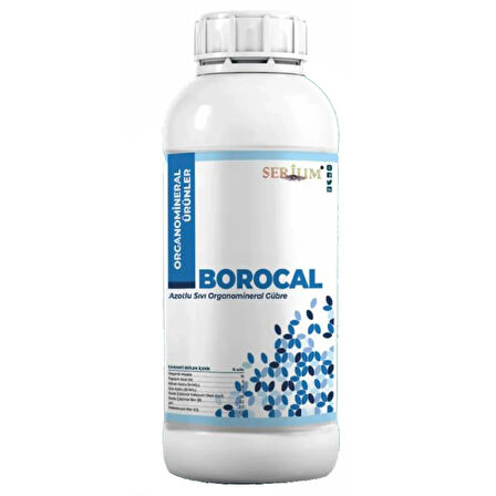 Serium Borocal Azotlu Sıvı Organomineral Gübre 1lt