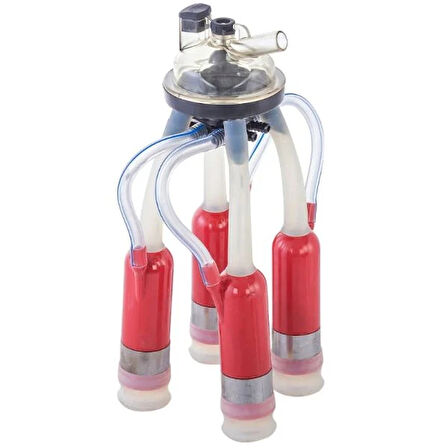 Bartech Süt Sağım Makinesi Pençe Komple Silikon Plastik Kılıflı 240cc