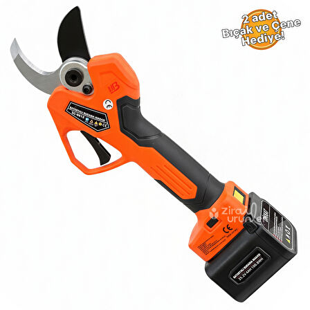 Bartech SC-8612 45mm Akülü Budama Makası 25.2V 4Ah Çift Akülü