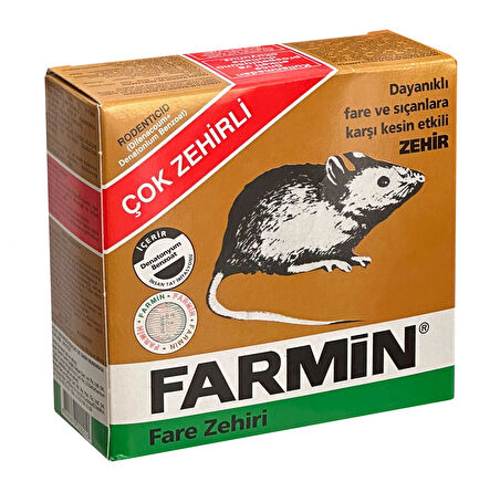 Farmin Fare Zehri Fare ve Sıçanlara Karşı Buğday Yem 250gr