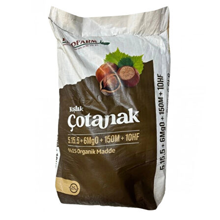 Çotanak NPK 5-15-5 Kışlık Gübre 25 Kg Fosfor Ağırlıklı Kompoze Gübre