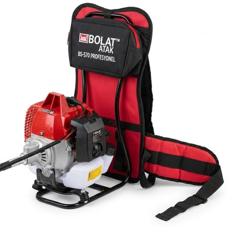 Bolat Atak BS-570 3.3Hp Profesyonel Benzinli Motorlu Sırt Tırpan Yeni Seri