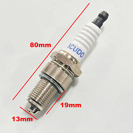 Escudo F7TC Buji 6.5Hp 7Hp Benzinli Jeneratör İlaçlama Motor Bujisi