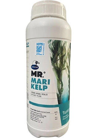 Marikelp Organik Kaynaklı Sıvı Deniz Yosunu Sıvı Yaprak Gübresi 1 Lt