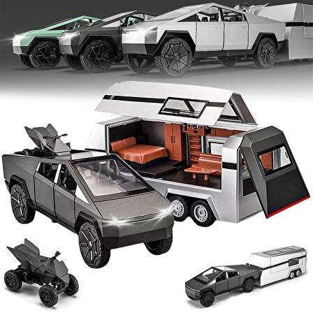 XHD-B3230-Vardem Çek Bırak Işıklı ve Sesli Truck Model Karavan 1:32