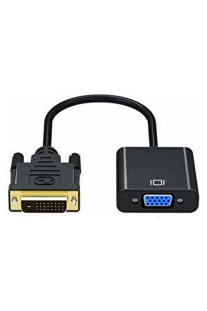 Dvi Vga Dvi To Vga Aktif Dönüştürücü Kablo (dvı-d Erkek - Vga)