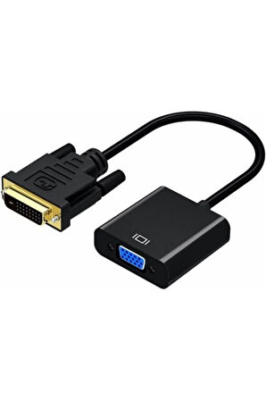 Dvi Vga Dvi To Vga Aktif Dönüştürücü Kablo (dvı-d Erkek - Vga)