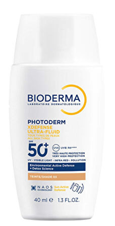 Bioderma Photoderm XDefense Spf50+ Tüm Cilt Tipleri İçin Renkli Güneş Kremi 40 ml - Golden