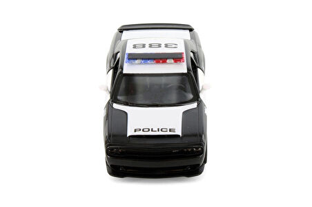 2023 Dodge Challenger SRT Demon 170 Police Edition, Black/White - Kinsmart 5461DP
