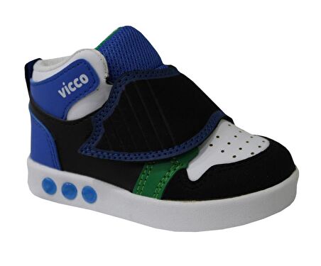 Vicco 313.E20K.100 Siyah (19-21) Işıklı Çocuk Ayakkabı Bot