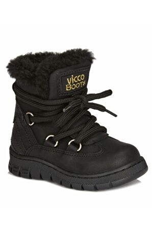 Vicco Kappa 946.B20K.222 Unisex Çocuk Bot Siyah 22-30