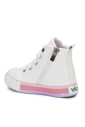 Vicco Roro 925.P22K.210 Kız Çocuk Sneaker Bot Beyaz Pembe 26-30 