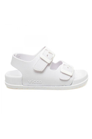 Vicco 321.B23Y258 Bebe Phylon Beyaz Çocuk Sandalet