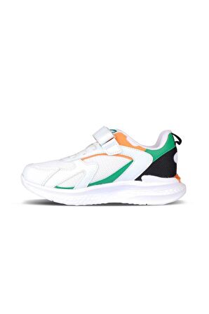 Vicco Massa 346.F24Y.112 Erkek Çocuk Spor Ayakkabı Beyaz Siyah 30-35 