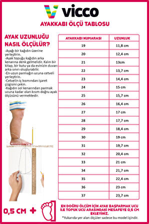 Vicco Nebula Cırtlı Kız Çocuk Spor Ayakkabı 346.24Y.113