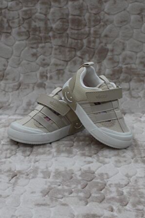 Vicco 346.P24Y.145 Momo Bej Keten Işıklı Erkek Çocuk Ayakkabı