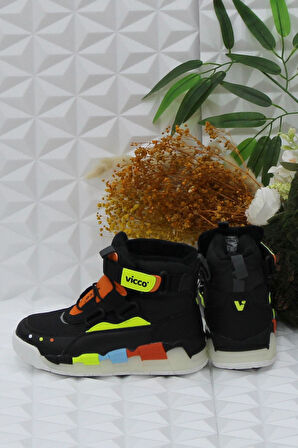 Vicco 946.F24K.426 Siyah Rahat Hafif Erkek Çocuk Bot