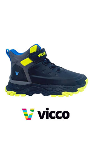 Vicco Agora 869.F24K.472-02 Anatomik Taban Erkek Çocuk Bot Siyah 31-37 