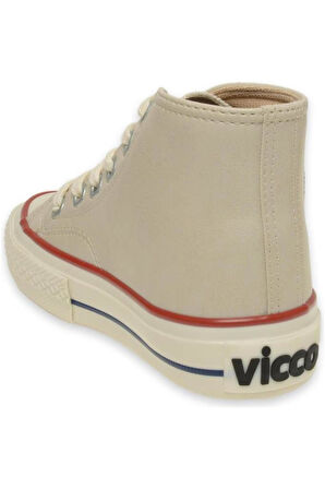 Vicco Monno 925.F24K.463 Çocuk Sneaker Bot Bej 31-34 