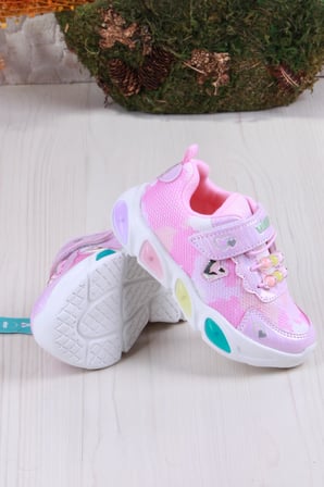 Vicco 346.P25Y.177 Pembe Gelato Hafif Rahat Işıklı Kız Çocuk Ayakkabı