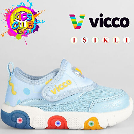 Vicco Sort Işıklı Ortopedik Çocuk Spor Ayakkabı