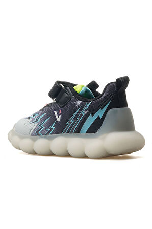 Flash Erkek Çocuk Işıklı Spor Ayakkabı 25y 346.214 Pe Siyah