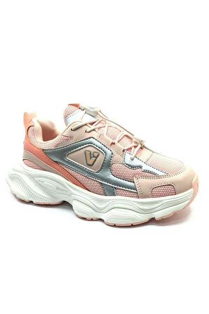 Vicco Coffee 346.F25Y.176 Anatomik Taban Kız Çocuk Spor Ayakkabı Pudra 32-37 