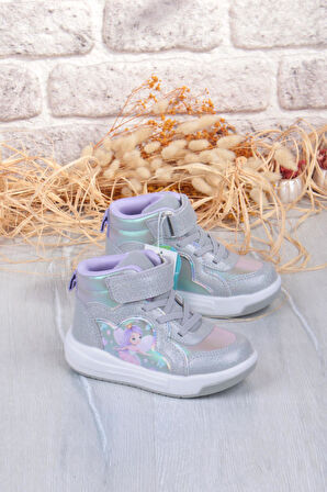 Vicco 946.B25K.419 Klint Gümüş Işıklı Kız Çocuk Bot