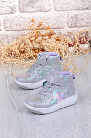 Vicco 946.B25K.419 Klint Gümüş Işıklı Kız Çocuk Bot