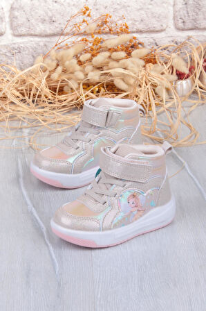 Vicco 946.P25K.419 Klint Bej Işıklı Kız Çocuk Bot