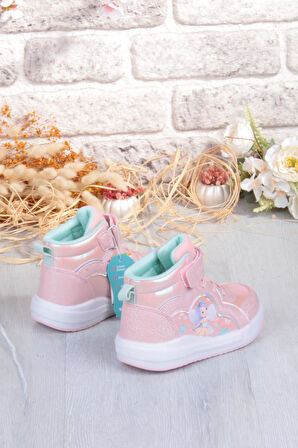 Vicco 946.P25K.419 Klint Pudra Işıklı Kız Çocuk Bot