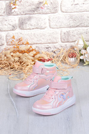 Vicco 946.P25K.419 Klint Pudra Işıklı Kız Çocuk Bot