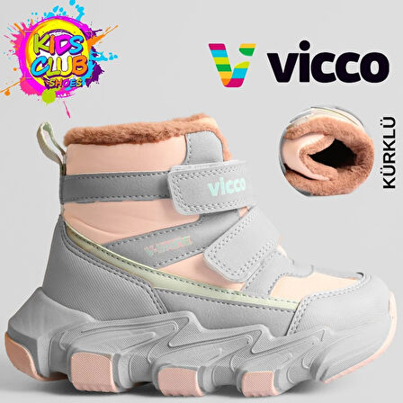 Vicco Fon Phylon Kauçuk Taban Ortopedik İçi Yünlü Çocuk Bot