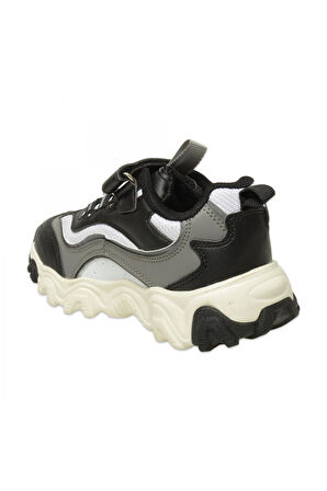 Vicco 346.F25K.244 Pote Filet Siyah-Beyaz Çocuk Spor Ayakkabı