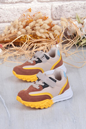 Vicco 346.B25K.253 Surf Bej Rahat Erkek Çocuk Ayakkabı