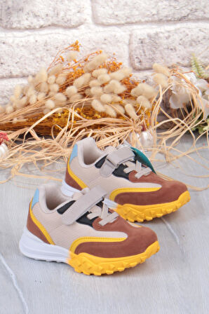 Vicco 346.P25K.253 Surf Bej Rahat Erkek Çocuk Ayakkabı