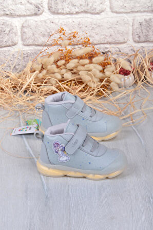 Vicco 946.B25K.447 Geminis Gri Anatomik Işıklı Erkek Çocuk Bot