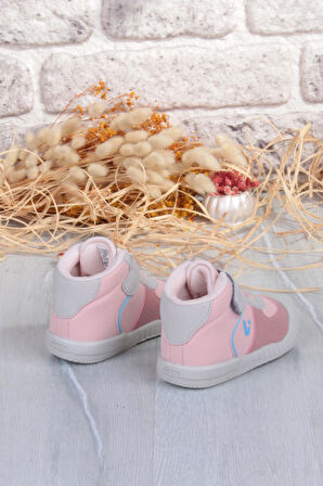 Vicco 946.E25K.402 Soli Pudra Yumuşak Rahat İlk Adım Kız Çocuk Bot