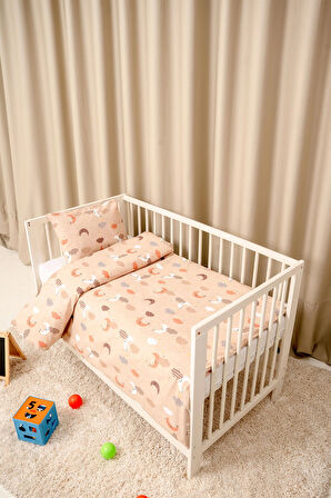 Bebek Nevresim Takımı, Fermuarlı, 95x145 cm