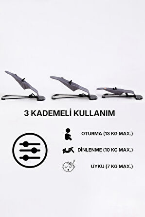 Cotton Sallanır Üç Kademeli Ana Kucağı (Oyuncak Aparatı)