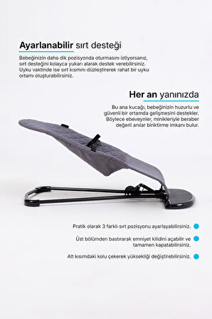 Cotton Sallanır Üç Kademeli Ana Kucağı (Oyuncak Aparatı)