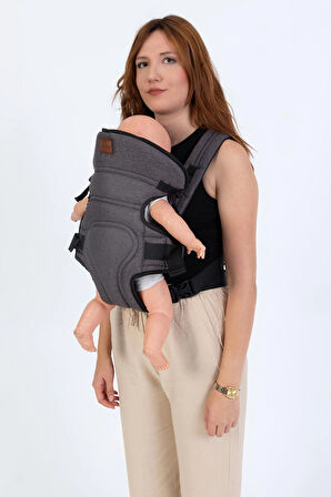 Premium Lüks Bel Destekli Bebek Kanguru - Ergonomi, Kolay Kullanım ve Modern Tasarım