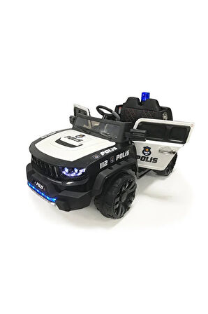 ÖZGÜNER OYUNCAK Akülü Polis Arabası Uzaktan Kumandalı 12 Volt IZNIK GT Deri Koltuk