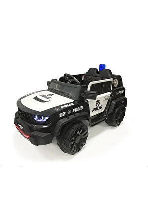 ÖZGÜNER OYUNCAK Akülü Polis Arabası Uzaktan Kumandalı 12 Volt IZNIK GT Deri Koltuk