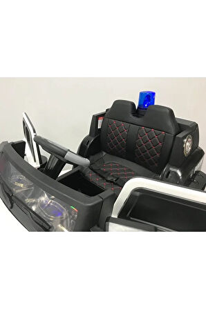 ÖZGÜNER OYUNCAK Akülü Polis Arabası Uzaktan Kumandalı 12 Volt IZNIK GT Deri Koltuk