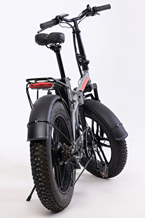 Bike - S Model Elektrikli Katlanılabilir Bisiklet Düz Kadro