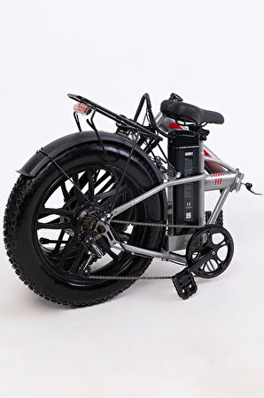 Bike - S Model Elektrikli Katlanılabilir Bisiklet Düz Kadro