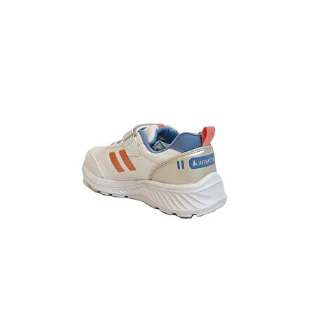 Kinetix Korper Beyaz- Pudra Cırtlı Kız Çocuk Spor Ayakkabı